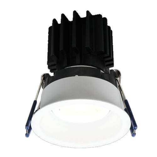 Lotus LRG3-3018K-HO-TT-WH, 3" Round White Regressed Gimbal LED High Output 11W, Thin Trim, 120VAC, Dim to Warm 3000-1800K, 770 Lumens, Dimmable, 38° Beam Angle