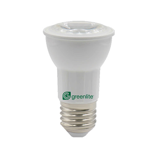 Greenlite 48431, LED Reflector Bulb, 7W PAR16 Dimmable 60W Equivalent, 120V, 3000K Bright White, 500 Lumens, Medium E26 Base, 40° Beam Angle, 24 Packs