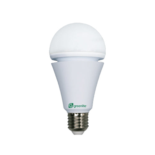 Greenlite 48657, 7W/BAT, LED Omni Bulb, 7W A21 60W Equivalent Battery Back-up Emergency Lighting, 120V, 3000K Bright White, 600 Lumens, Medium E26 Base, Non-dimmable, 12 Packs
