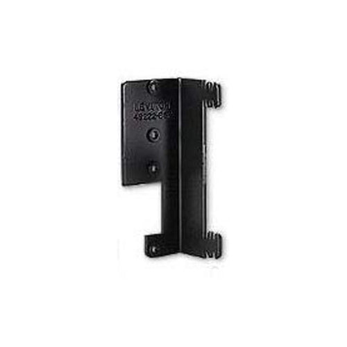 Leviton 49222-ESP, Modular Furniture Bracket, Black (Herman Miller Ethospace and Steelcase Avenir)