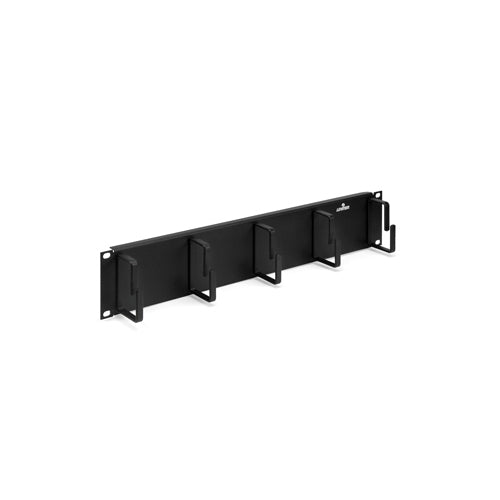 Leviton 49253-2CM, 5-Ring Horizontal Cable Manager, 2RU, 2'' Metal Rings