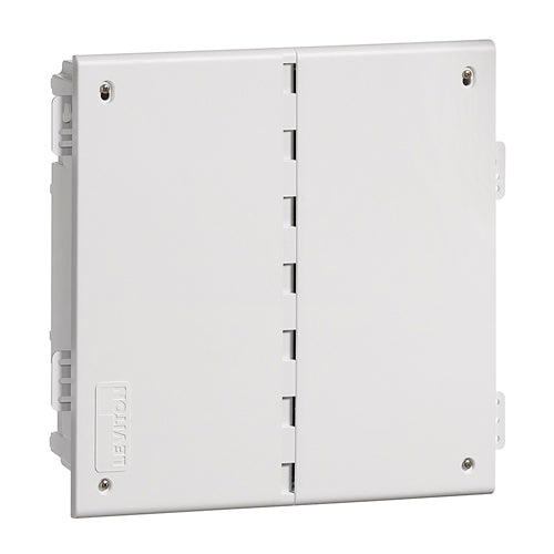 Leviton 49605-140, 14'' Wireless Structured Media Enclosure with Vented Cover, Plastic, White