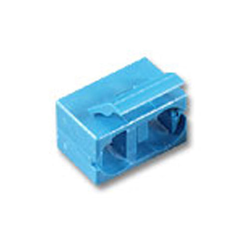 Leviton 49886-DLS, LC Duplex Clip for FAST-CURE Connector (Bag of 25), Blue