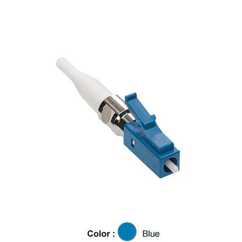 Leviton 49990-SDL, FAST-CURE Fiber Optic Connector, OS2, LC (Blue), Single‑Mode, For 900µm Application