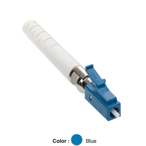Leviton 49990-SL2, FAST-CURE Fiber Optic Connector, OS2, LC (Blue), Single‑Mode, For 2mm or 3mm Application