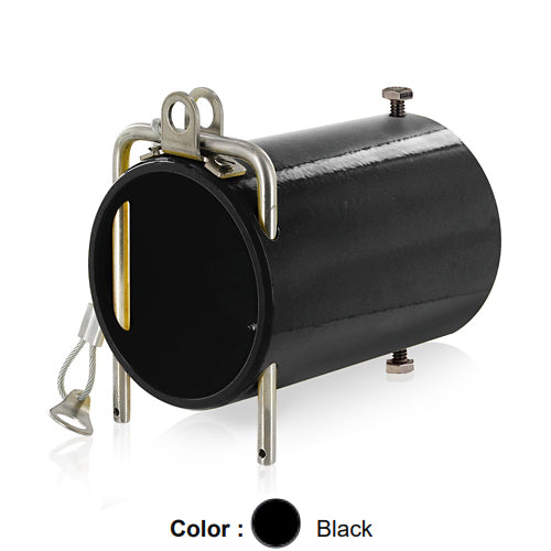 Leviton 49COP-E, Rhino-Hide 49 Series Single Pole High Amperage In-Line Coupler, Industrial Grade, Powder-Coated Aluminum, Black