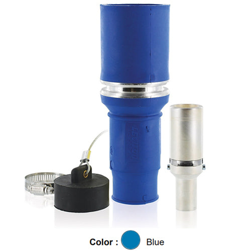 Leviton 49F31-B, Rhino-Hide 49 Series Single Pole Female Plug, Industrial Grade, Crimped, 313 MCM Cable, 1000 Volt, 636 Amp Max, Blue
