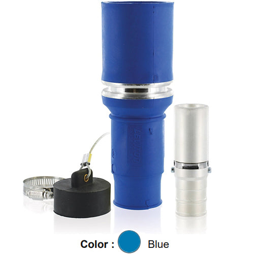 Leviton 49F53-B, Rhino-Hide 49 Series Single Pole Female Plug, Industrial Grade, Crimped, 535 MCM Cable, 1000 Volt, 898 Amp Max, Blue