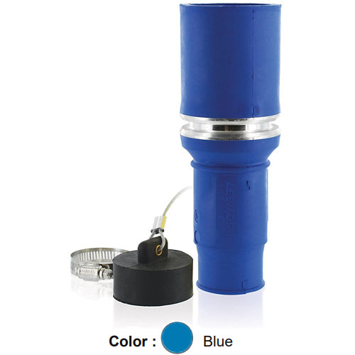 Leviton 49FSL-B, Replacement Sleeve for Rhino-Hide 49 Series Single Pole Female Plugs (313MCM to 777MCM Cable, 1135 Amp Max.), Blue