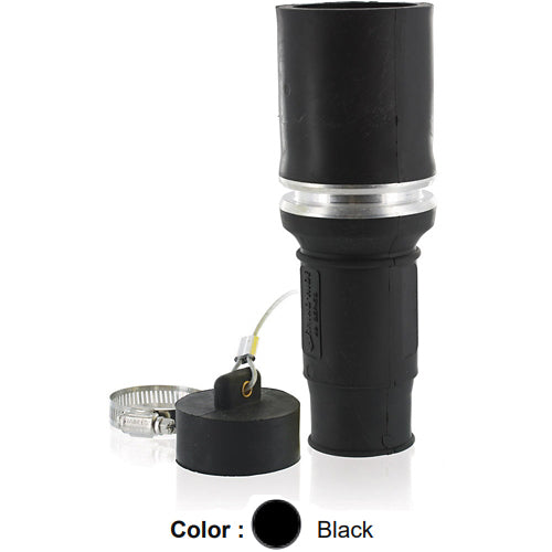 Leviton 49FSL-E, Replacement Sleeve for Rhino-Hide 49 Series Single Pole Female Plugs (313MCM to 777MCM Cable, 1135 Amp Max.), Black