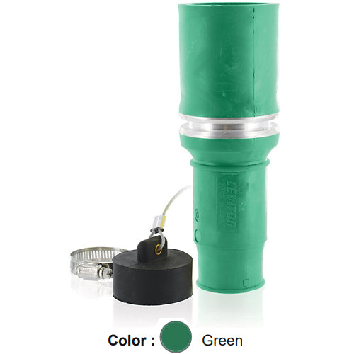 Leviton 49FSL-G, Replacement Sleeve for Rhino-Hide 49 Series Single Pole Female Plugs (313MCM to 777MCM Cable, 1135 Amp Max.), Green