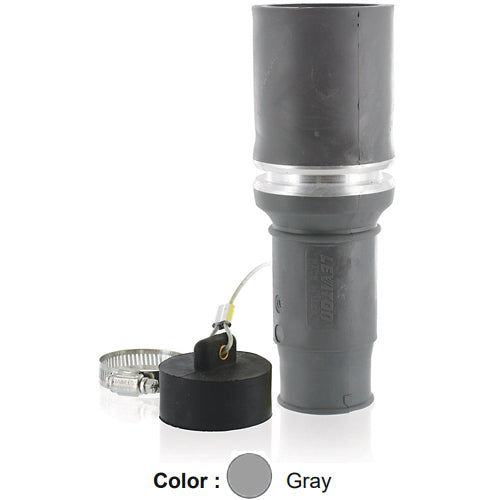 Leviton 49FSL-GY, Replacement Sleeve for Rhino-Hide 49 Series Single Pole Female Plugs (313MCM to 777MCM Cable, 1135 Amp Max.), Gray