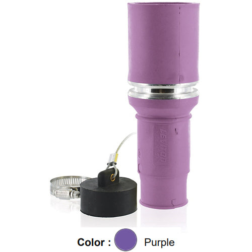 Leviton 49FSL-P, Replacement Sleeve for Rhino-Hide 49 Series Single Pole Female Plugs (313MCM to 777MCM Cable, 1135 Amp Max.), Purple
