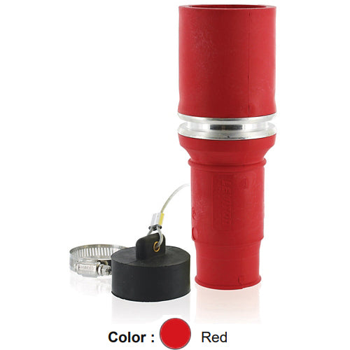 Leviton 49FSL-R, Replacement Sleeve for Rhino-Hide 49 Series Single Pole Female Plugs (313MCM to 777MCM Cable, 1135 Amp Max.), Red