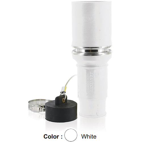 Leviton 49FSL-W, Replacement Sleeve for Rhino-Hide 49 Series Single Pole Female Plugs (313MCM to 777MCM Cable, 1135 Amp Max.), White