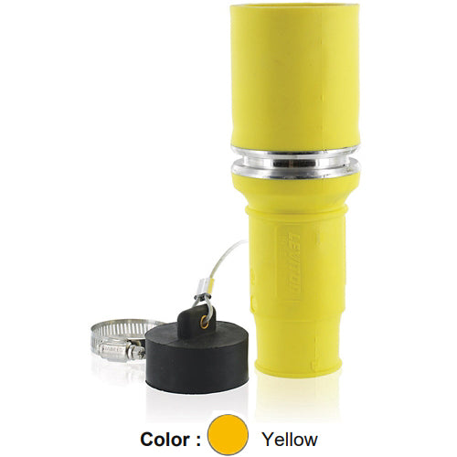 Leviton 49FSL-Y, Replacement Sleeve for Rhino-Hide 49 Series Single Pole Female Plugs (313MCM to 777MCM Cable, 1135 Amp Max.), Yellow