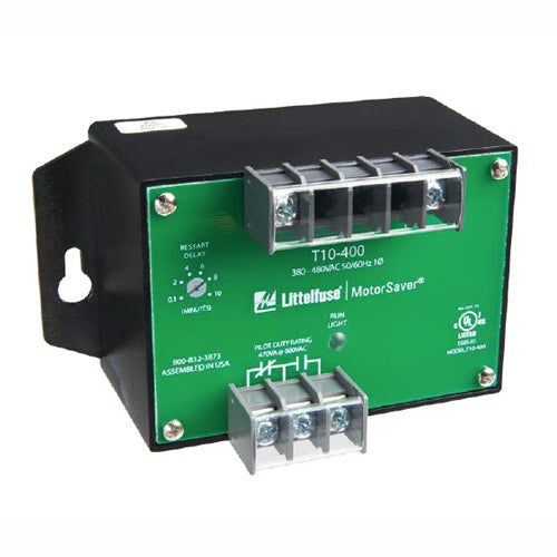 Littelfuse T10S400, T10 Series, 460VAC, On-Delay Time Delay Relay SPDT (1 Form C) 0.5 Sec ~ 12 Sec Delay Chassis Mount