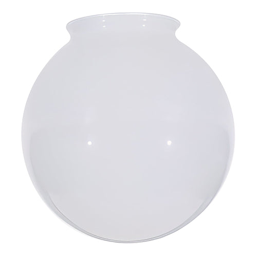 Satco 50-143, Sprayed Glossy White Ball Shade, 6'' Diameter, 3-1/4'' Fitter