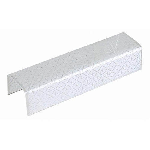 Satco 50-235, ''U'' Channel 14'' (Horizontal) Hole Centered 7/16'', 1/8 Slip, Diamond / White Finish