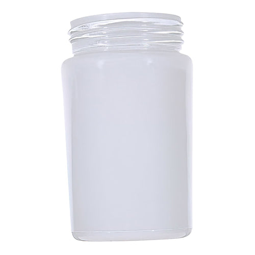 Satco 50-332, 6" White Glass Cylinder Shade, Sprayed Inside White, 3 1/4'' Diameter, 6-1/4' Height, 3.017'' Fitter