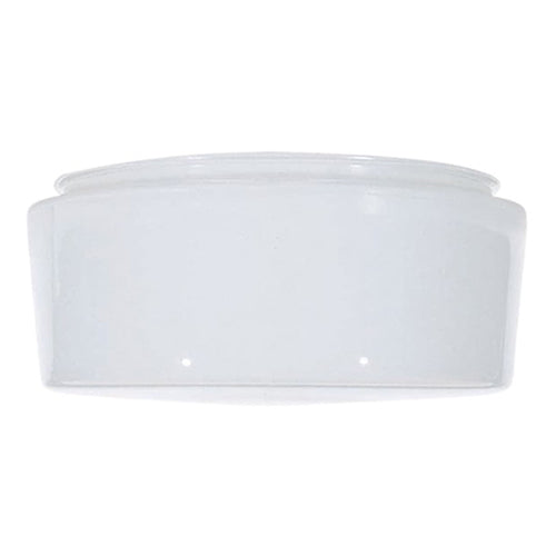 Satco 50-334, 6" White Drum Glass Shade, White Finish, 6-5/8'' Diameter, 3-1/2'' Height, 5.875'' Fitter