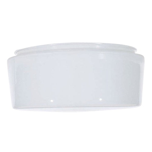 Satco 50-336, 10" White Drum Glass Shade, Sprayed Inside White, 10-5/8'' Diameter, 4.018'' Height, 9.875'' Fitter
