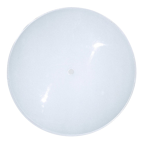 Satco 50-376, 13'' Round White Glass Lamp Shade, 13" Diameter, White Finish