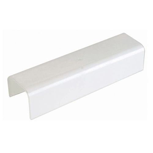 Satco 50-380, ''U'' Channel 24'' (Horizontal) Holes 6-1/2'' From End, 1/8 Slip, White Finish