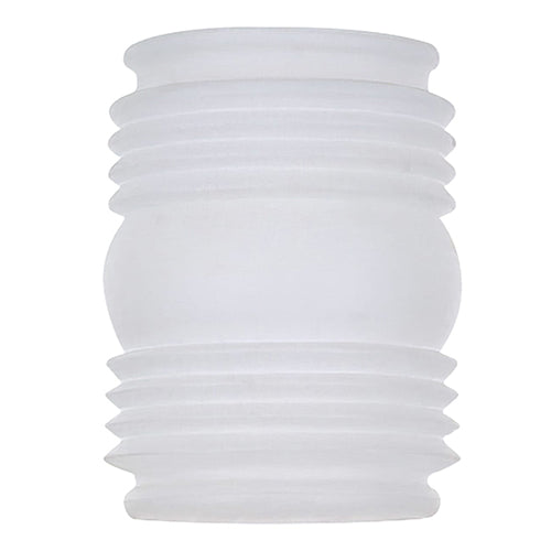 Satco 50-382, Mason Jar Glass Lamp Shade, Porch Globe Shape, Frosted Finish, 3-3/4'' Diameter, 4-1/2 '' Height, 3.25'' Fitter
