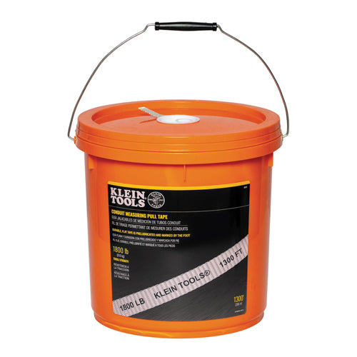 Klein Tools 50131, Conduit Measuring Pull Tape, 1800-Pound x 1300-Foot
