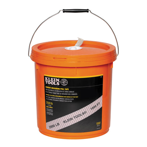 Klein Tools 50141, Conduit Measuring Pull Tape, 2500-Pound x 1000-Foot