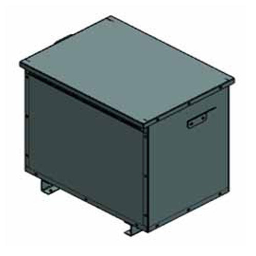 Electric Power 50K5S3C4N1T1, 50KVA, General Purpose Isolation Type, 3 Phase, Primary 600D, Secondary 380Y/220, Copper