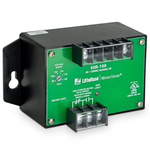 Littelfuse 50R40029, 50R Series, Single-Phase Voltage Monitor, Voltage Sensing AC 380 ~ 480VAC, SPDT (1 Form C)
