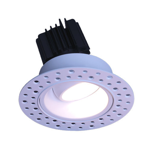 Lotus LRG3-5CCT-HO-IT-WH, 3" Round White Regressed Gimbal LED High Output 11W, Trimless, 120VAC, 5CCT, 920-1050 Lumens, Dimmable, 38° Beam Angle