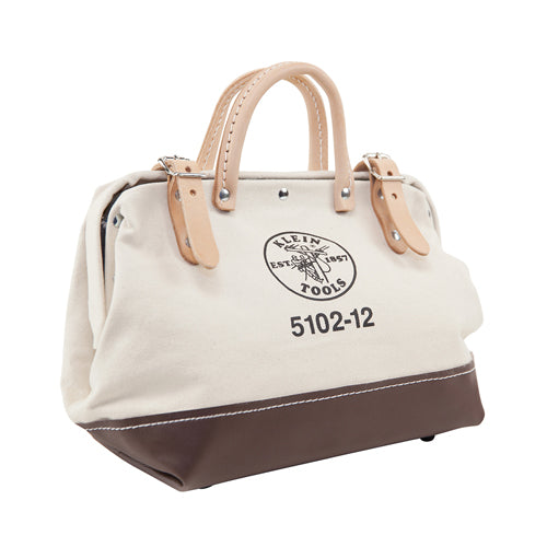 Klein Tools 5102-12, Canvas Tool Bag, 12-Inch