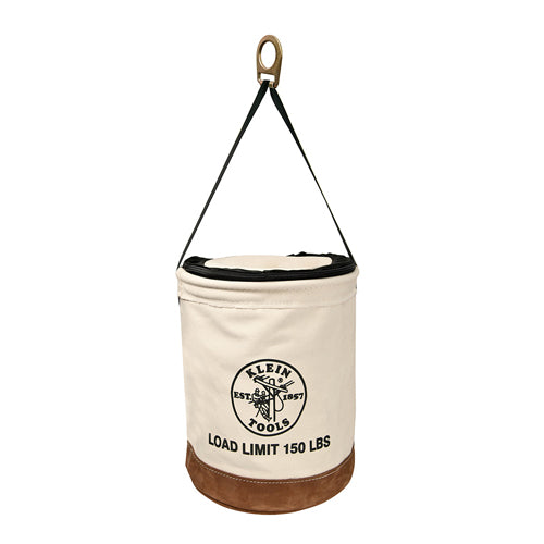 Klein Tools 5104CLR22, Canvas Bucket with Bucket Top, 22-Inch