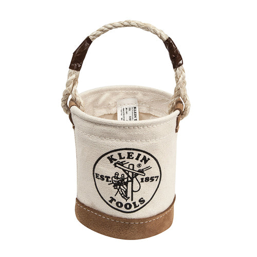 Klein Tools 5104MINI, Mini Tool Bucket, Leather-Bottom
