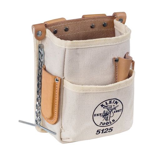 Klein Tools 5125, Tool Pouch, 5-Pocket, Canvas