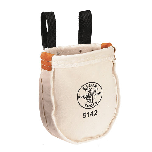 Klein Tools 5142, Tool Bag, Canvas Utility Bag, Loop Connection, 9 x 8 x 10-Inch