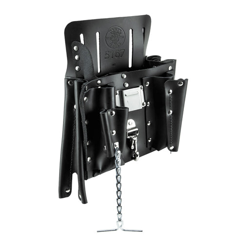 Klein Tools 5167, Leather Tool Pouch, 11-Pocket