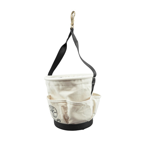 Klein Tools 5171PS, Heavy-Duty Tapered Wall Bucket 4 Pockets