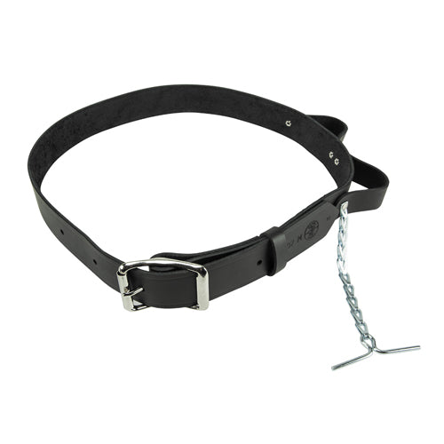 Klein Tools 5207M, Electrician's Leather Tool Belt, Medium