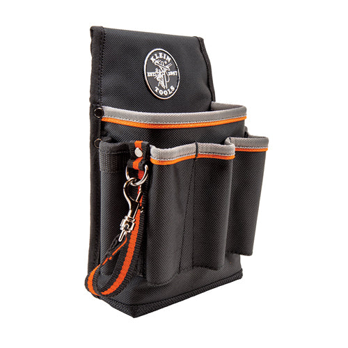 Klein Tools 5241, Tradesman Pro™ Tool Pouch, 6 Pockets, 10.25 x 6.75 x 10.25-Inch