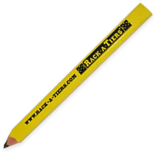 Rack-A-Tiers 52466, Carpenter's Pencil, Flat Yellow
