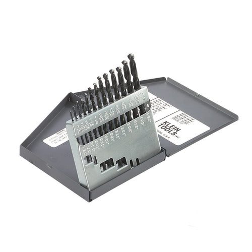 Klein Tools 53002, Regular-Point Drill-Bit Set, 13-Piece
