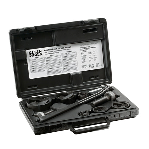 Klein Tools 53732SEN, Knockout Punch Set with Wrench