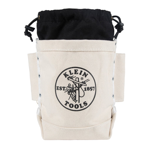Klein Tools 5416TC, Bolt Bag, Top Closing Tool Pouch with Tunnel Connect, 5 x 10 x 9-Inch