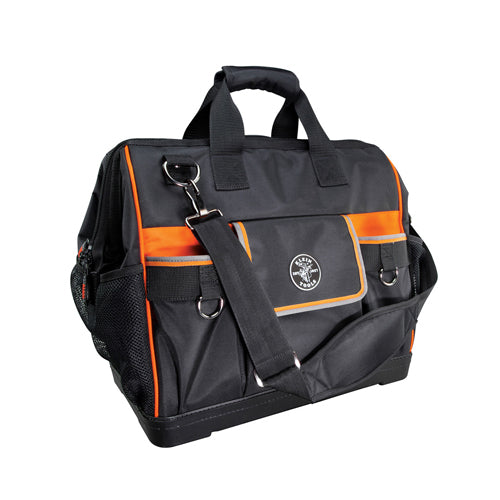 Klein Tools 55469, Tool Bag, Tradesman Pro™ Wide-Open Tool Bag, 42 Pockets, 16-Inch
