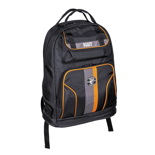 Klein Tools 55475, Tradesman Pro™ Tool Bag Backpack, 35 Pockets, Black, 17.5-Inch