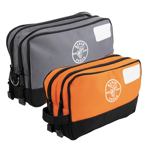Klein Tools 55579, Double Zipper Tool Bag, 2-Pack